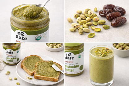 organic pistachio butter sweetened with dates